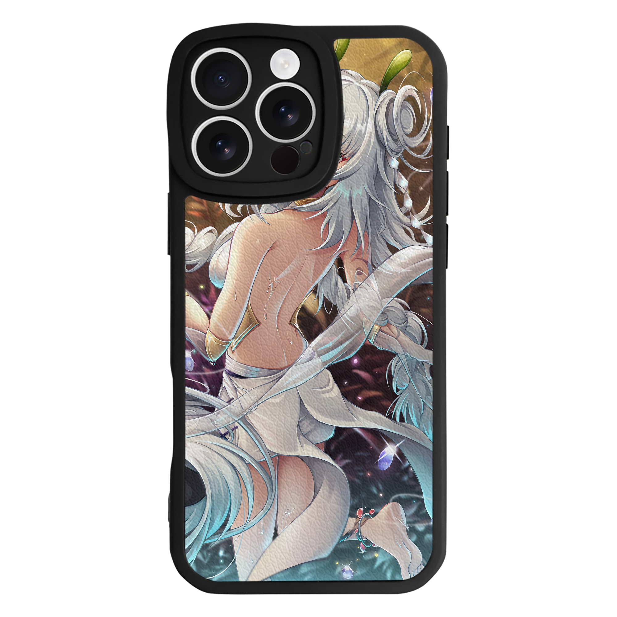 （画像用） 遊☆戯☆王 Yu-Gi-Oh! 【iPhone 16シリーズ対応】シリコンスマホケース（レザー調） 材質：シリコン